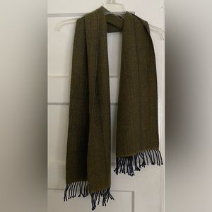 Armand Diradourian 100% Cashmere Scarf Muffler Fringe Men Women Unisex